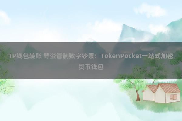 TP钱包转账 野蛮管制数字钞票：TokenPocket一站式加密货币钱包